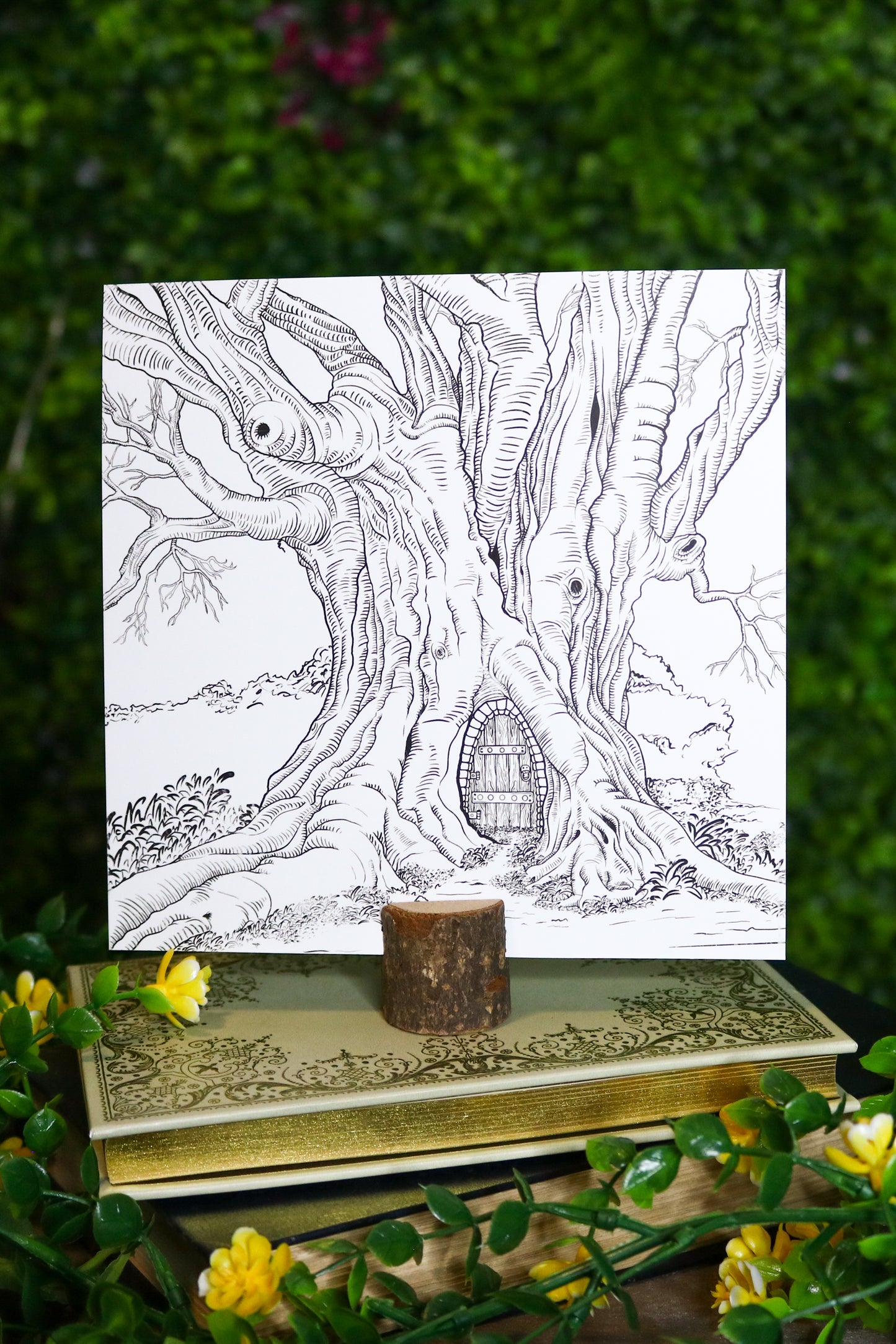 Gloss Art Print & Stump Base