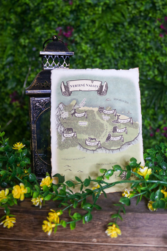 Papyrus Map & Inspirational Quotes